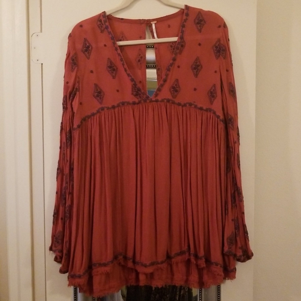 Free People long sleeve blouse